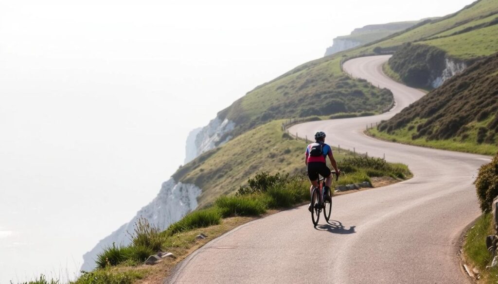 Bersepeda di Beachy Head Bersepeda di Beachy Head