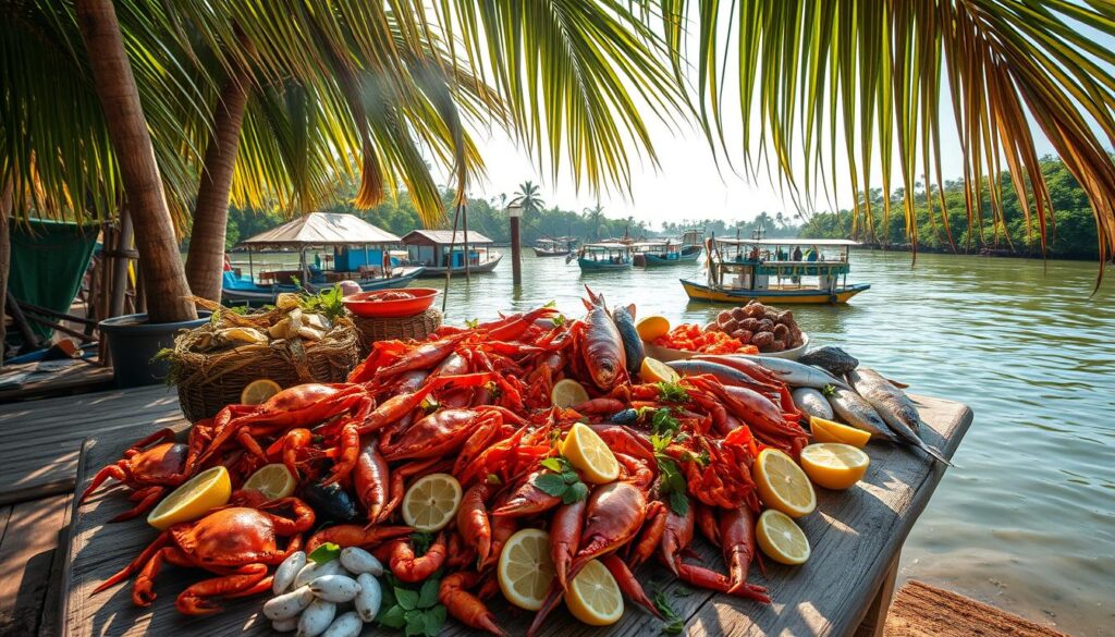 Makanan Laut Segar Pulau Ramree Makanan Laut Segar Pulau Ramree