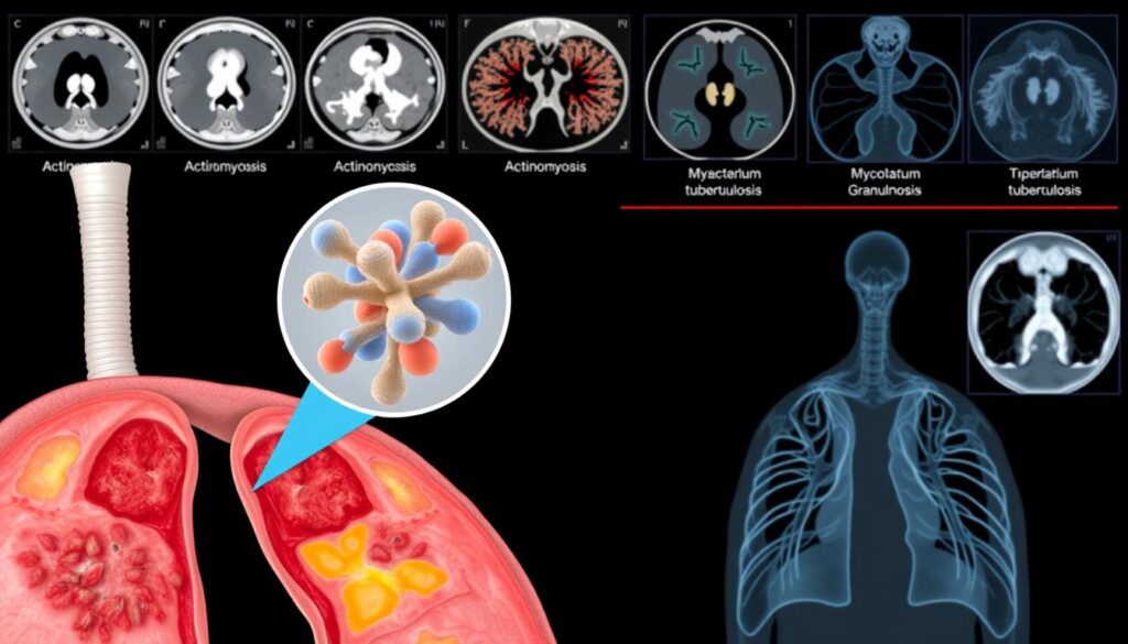 Perbedaan Aktinomikosis dan Tuberkulosis Perbedaan Aktinomikosis dan Tuberkulosis