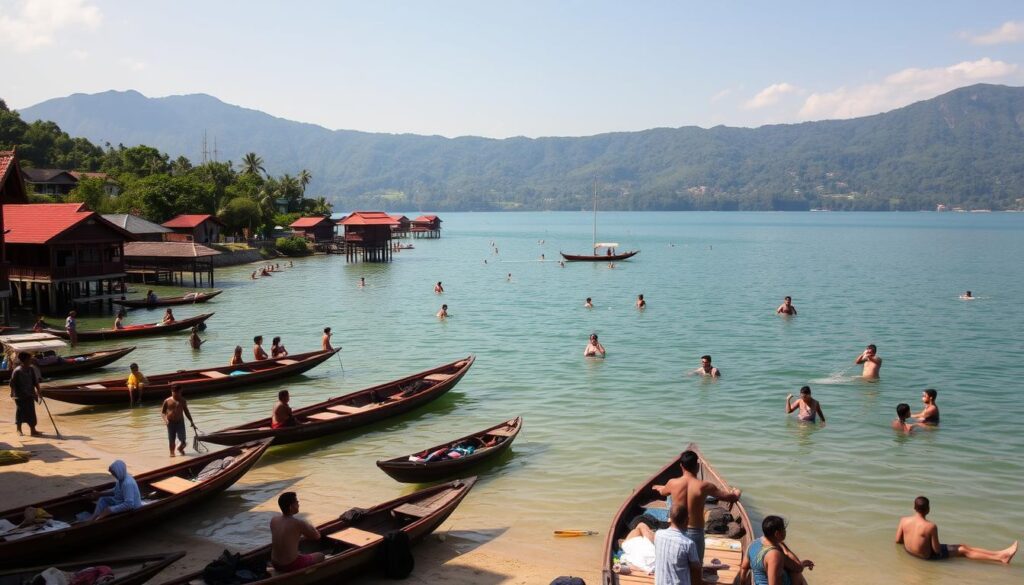 aktivitas wisata di Danau Toba aktivitas wisata di Danau Toba
