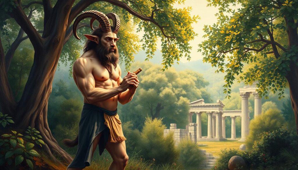 SATYR dalam lukisan SATYR dalam lukisan