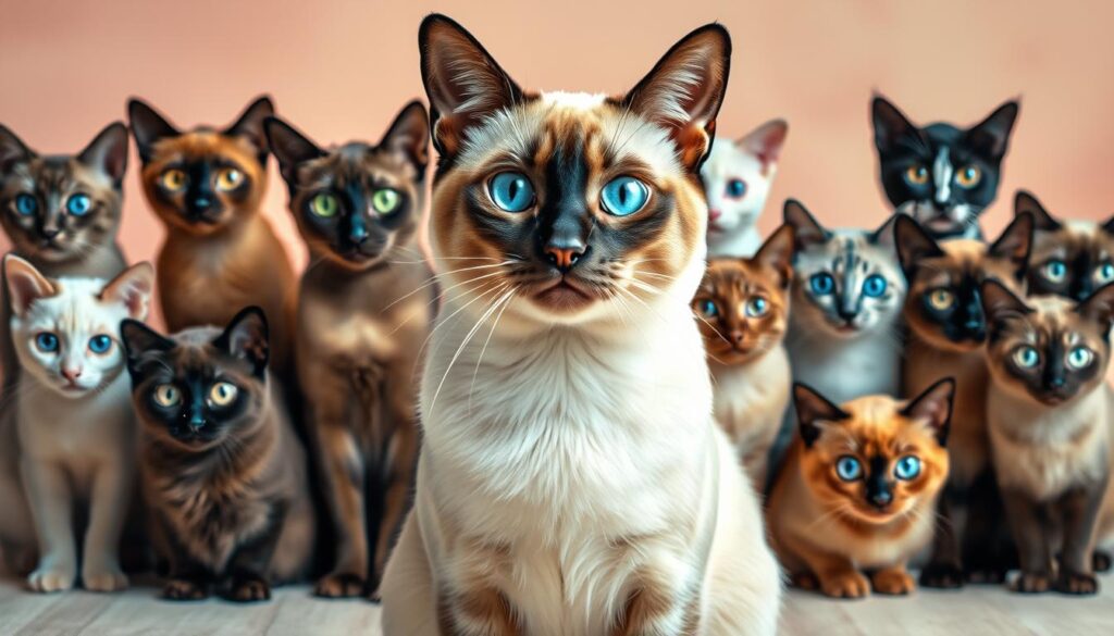 variasi warna kucing siam