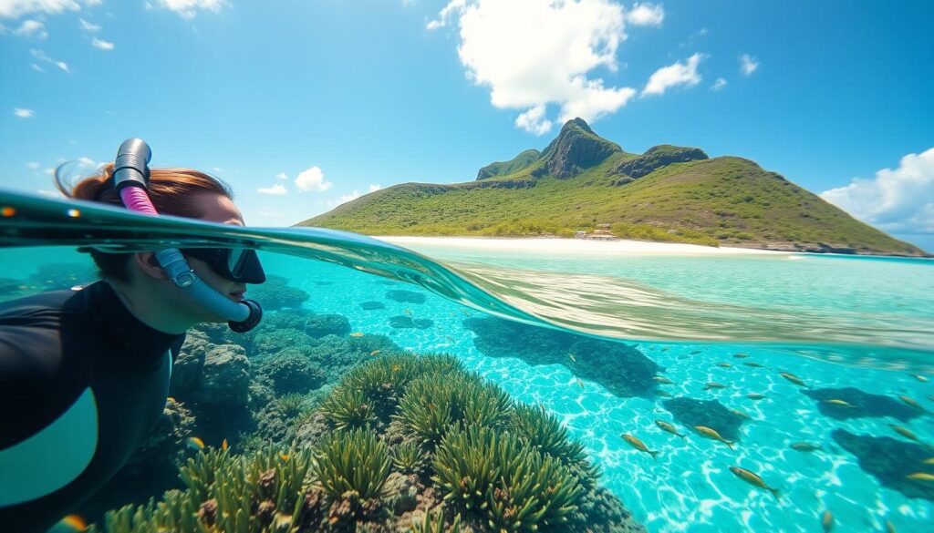 Snorkeling di Pantai Elafonissi