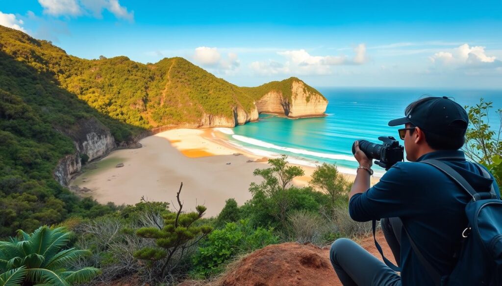 Spot Fotografi Terbaik di Pantai Lucky Bay