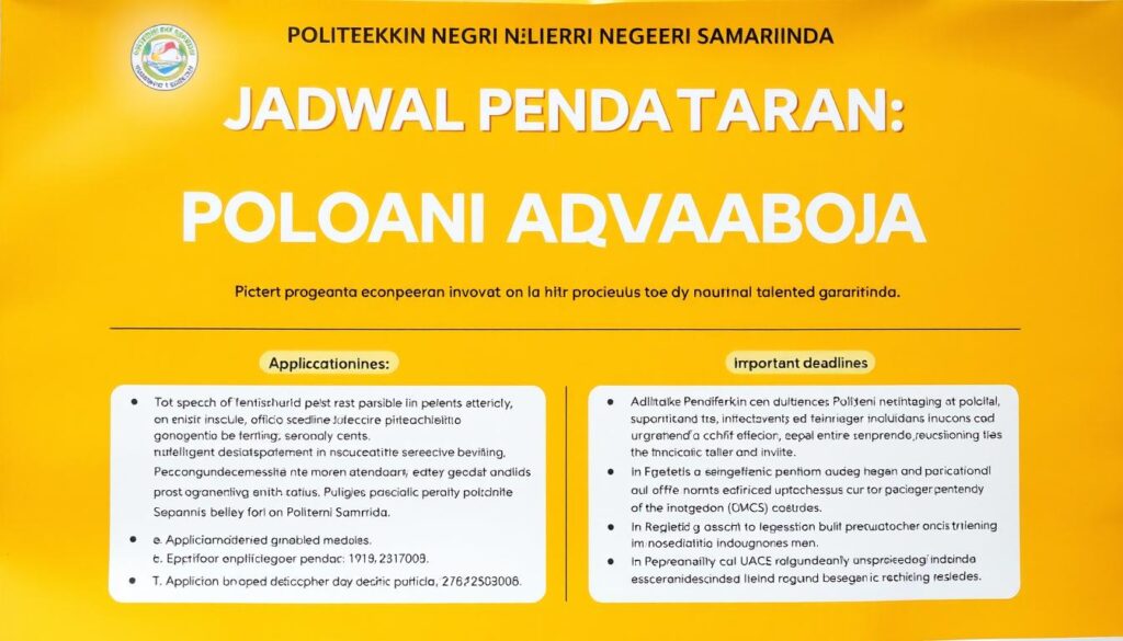 Jadwal Pendaftaran Politeknik Negeri Samarinda Jadwal Pendaftaran Politeknik Negeri Samarinda