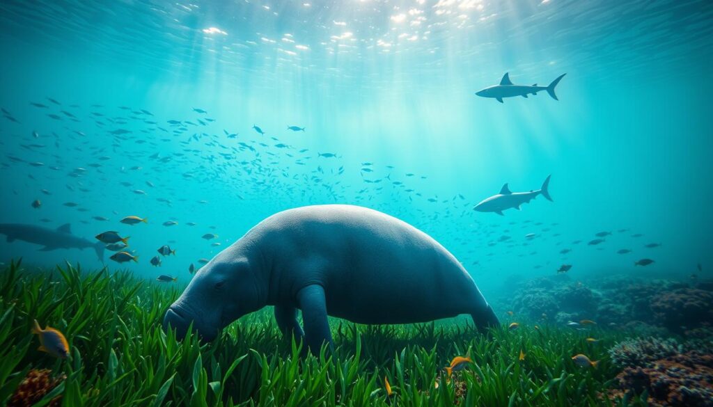 Rantai Makanan Laut dengan Dugong
