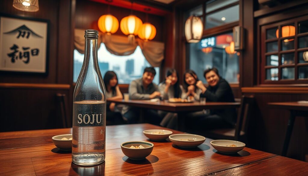 penyajian Soju penyajian Soju