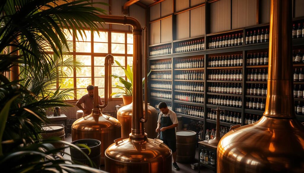 produksi Shōchū lokal