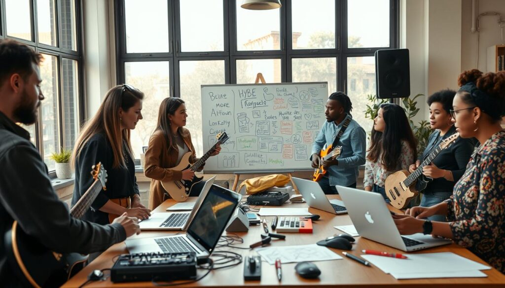 Kolaborasi HYBE LABEL